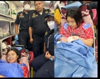 Nace bebé en ambulancia de SSP durante traslado en Tixkokob