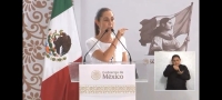 Sheinbaum anuncia pensi&oacute;n para personas con discapacidad en Yucat&aacute;n