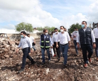 Vila pone en marcha construcci&oacute;n de tercera etapa del &ldquo;Paseo los Henequenes&rdquo;