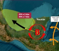 Vigilan baja presi&oacute;n en el Mar Caribe