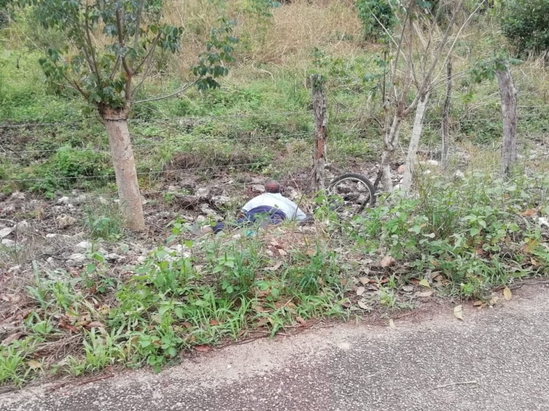 Ciclista muere tras caer en hondonada