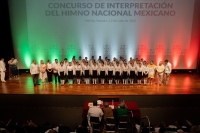 Gana Muna Fase Estatal del Concurso de Interpretaci&oacute;n del Himno Nacional