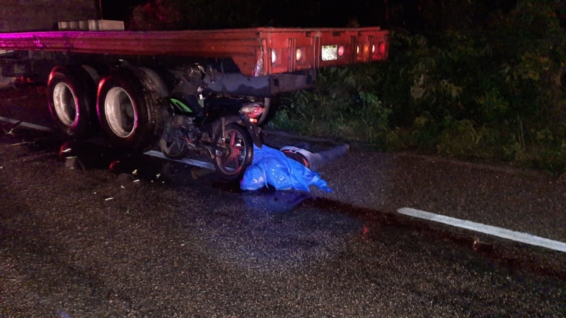 Trágica muerte de motociclista en la Mérida-Motul 