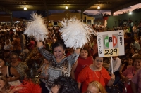 Entre v&iacute;tores y ausencias, Meade concluye gira en M&eacute;rida