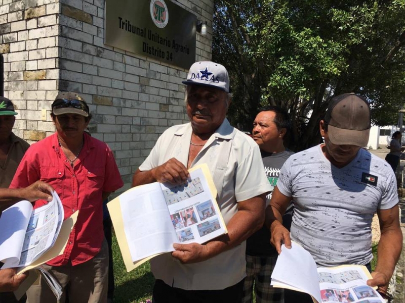 Ejidatarios denuncian trampas en elección de comisario