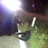 Tr&aacute;gica muerte de tripulantes de motocicleta