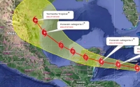 &ldquo;Beryl&rdquo; golpear&iacute;a Yucat&aacute;n como categor&iacute;a 1 el viernes&nbsp;
