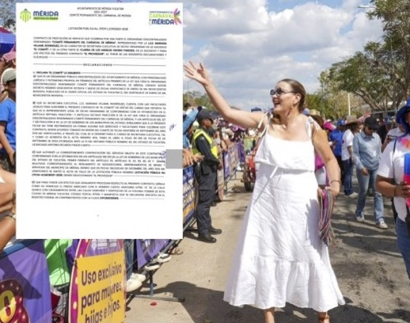 Millonario contrato para muebles del Carnaval