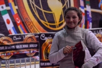 Esgrimista Celia Correa gana bronce en Copa del Mundo Sat&eacute;lite