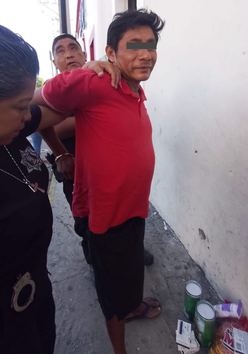 Capturan a presunto ladrón en Umán