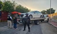 Aseguran auto involucrado en siniestro vial