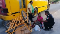 Autob&uacute;s de empresa "Minis 2000" protagoniza siniestro vial