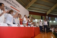 Rinden protesta Lila Fr&iacute;as y Francisco Torres como dirigentes del PRI