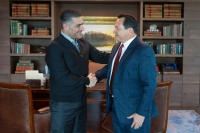 D&iacute;az Mena se re&uacute;ne con Omar Garc&iacute;a Harfuch