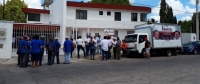 Protesta rel&aacute;mpago en casa de campa&ntilde;a de &ldquo;Huacho&rdquo;