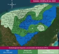 Alerta en Yucat&aacute;n por intensas lluvias