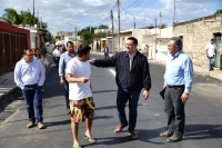 Ren&aacute;n entrega trabajos de rehabilitaci&oacute;n de calles