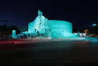 Inauguran iluminaci&oacute;n del Monumento a la Patria