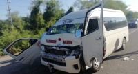 Choque en la M&eacute;rida-Tixkokob deja seis heridos