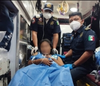 Nace beb&eacute; en ambulancia en la v&iacute;a Tizim&iacute;n-R&iacute;o Lagartos