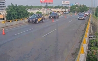 Cierran carril derecho en Perif&eacute;rico, a la altura de City Center