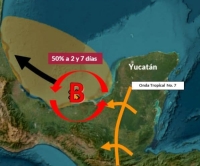 Se formar&iacute;a depresi&oacute;n tropical en las pr&oacute;ximas horas