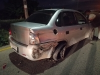 Da&ntilde;os materiales deja siniestro en la carretera  M&eacute;rida-Progreso&nbsp;