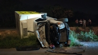 Dormita y sufre siniestro vial&nbsp;