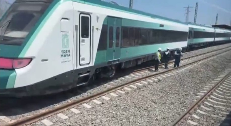 Investigan causas del descarrilamiento de vagón del Tren Maya