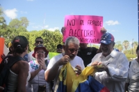 Protestan venezolanos contra elecciones en su pa&iacute;s