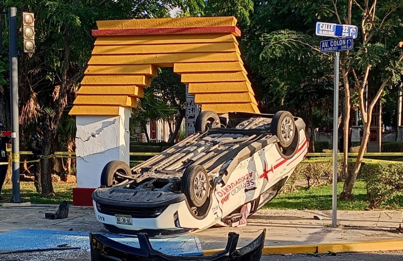 Choque en la Colón deja 5 heridos