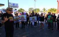 Vecinos protestan  contra la &ldquo;mafia inmobiliaria&rdquo;