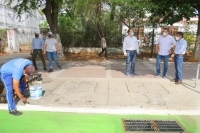 Ayuntamiento contin&uacute;a mejoramiento de Paseo de Montejo