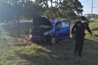 Conductor sufre siniestro vial en el perif&eacute;rico de M&eacute;rida&nbsp;
