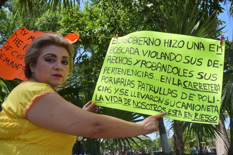 Zapata protege a Víctor Caballero