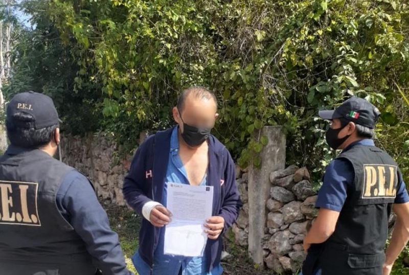 Detienen a sujeto que apuñaló a su expareja en Tzucacab