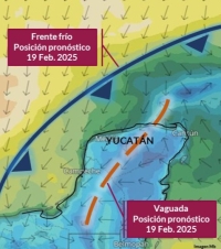 Prev&eacute;n fuertes lluvias a partir de este mi&eacute;rcoles hasta el pr&oacute;ximo domingo
