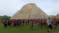 Masiva participación en la Uxmal-Muna