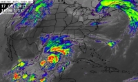 Baja presi&oacute;n dejar&aacute; lluvias de ligeras a fuertes