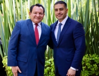 "Huacho" y Garc&iacute;a Harfuch se re&uacute;nen en la CDMX