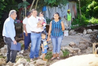 Alcalde visita a beneficiarios de la comisar&iacute;a de San Jos&eacute; Tzal