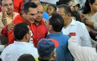 Se re&uacute;ne "Alito" con la fuerza obrera militante de Guanajuato