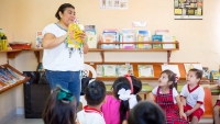 Regresan a las aulas miles de estudiantes de nivel b&aacute;sico