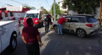 Semaforazo en Tanlum deja da&ntilde;os materiales