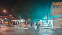 Hombre lesiona a taquero y polic&iacute;a en el parque de San Juan