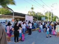 Escuela Primaria Zamn&aacute; de Cordemex se cae a pedazos