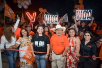 Realiza Vida Gómez gira proselitista por Sanahcat