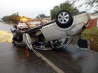 Joven conductora sufre siniestro vial&nbsp;