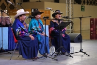 Músicos de pueblos originarios engalanan "Encuentro Textil"