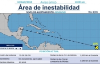 Vigilan &aacute;rea de inestabilidad en el Atl&aacute;ntico